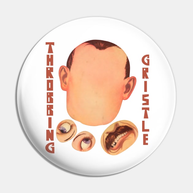 Throbbing Gristle ∆∆ Fan Art Design Pin by unknown_pleasures