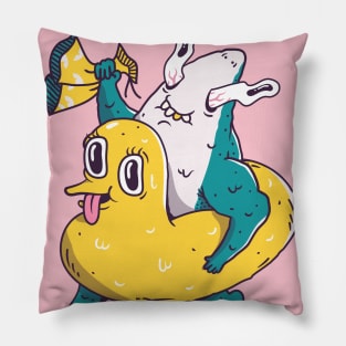 No pants pool party Pillow