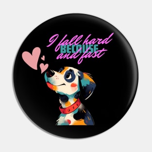 Puppy Love at First Sight Pin