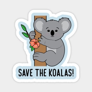 Save the Koalas! Magnet