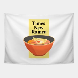 Times New Ramen Tapestry