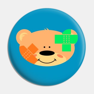 Teddy bear with Band Aid Pin