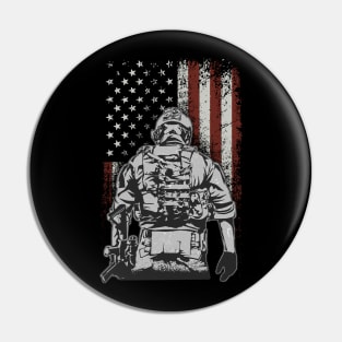 North American Soldier Pin