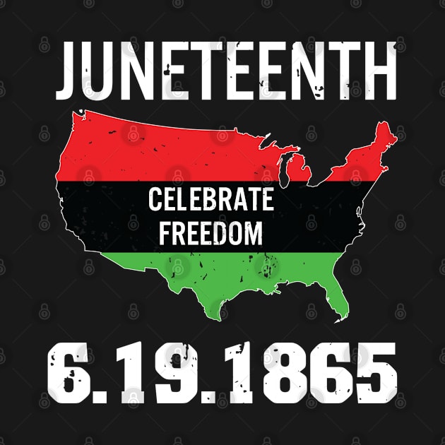 Juneteenth Black History Freedom 1865 T-shirt by ssflower