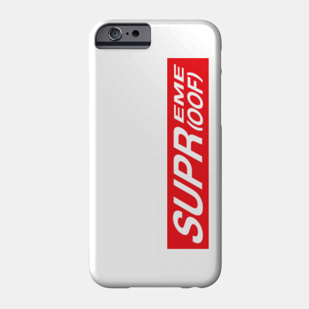 Supreme Oof Roblox Phone Case Teepublic - oof supreme logo roblox