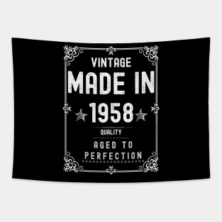 Vintage Made in 1958 Quality Aged to Perfection Tapestry