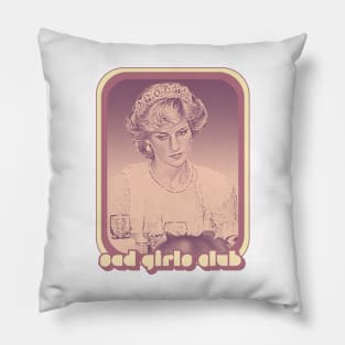 Sad Girls Club  /// Nihilist Style Design Pillow