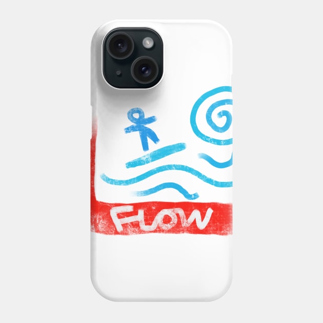 surf flow Phone Case by Angel Rivas