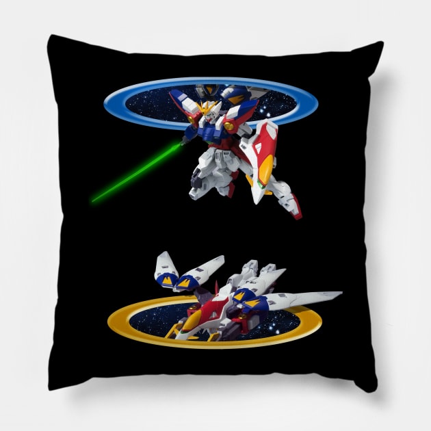 Gundam Portal Pillow by Markusian