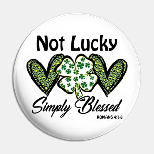 St. Patrick's Day Simply Blessed Pin