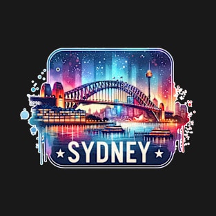 SYDNEY HARBOR NEW SOUTH WALES AUSTRALIA BRIDGE T-Shirt