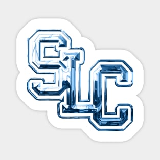 SLC – Salt Lake City Chrome Effect Magnet
