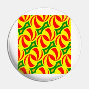 Cute Japanese Disc Swirl Pattern Pin