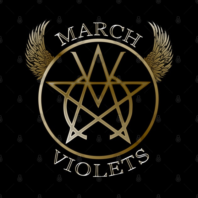 The March Violets - Logo. by OriginalDarkPoetry