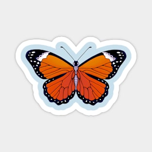 Orange Butterfly Magnet