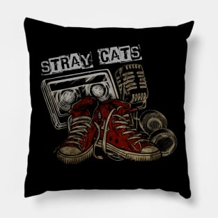 stray cats Pillow