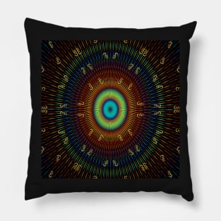 aum kaleidoscope Pillow