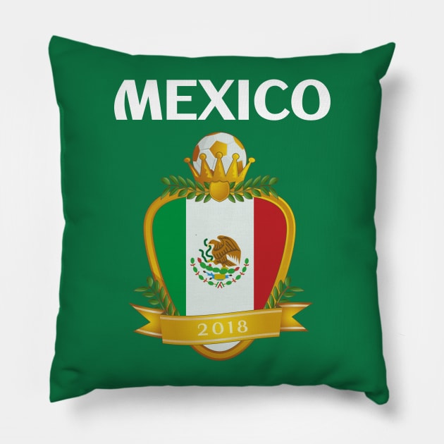 Team Mexico Futbol El Tri Pillow by Underground Cargo