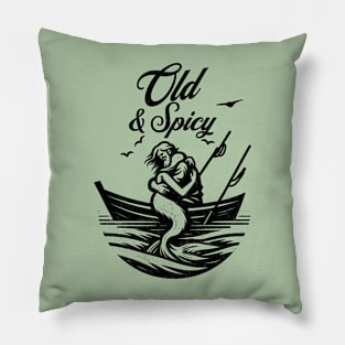 Old & Spicy - Mermaid and Fisherman Pillow