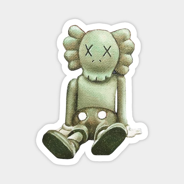 Kaws xx Kaws canvas Magnet by masihtitikterluka