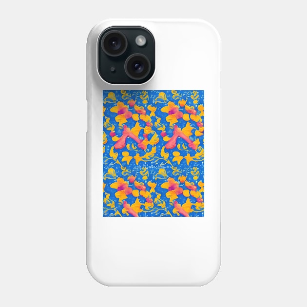 Flower Motif Phone Case by Bizaire