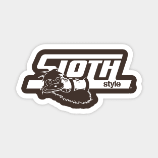 SLOTH STYLE WHITE Magnet