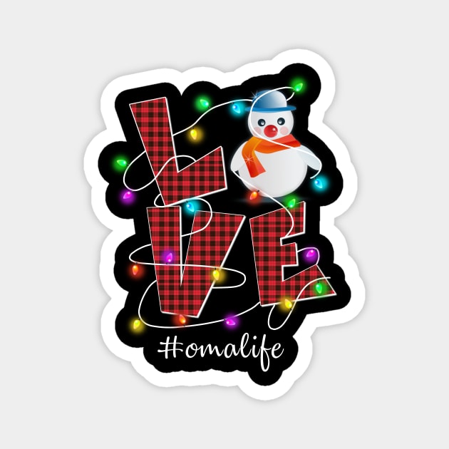 Love Christmas Omalife Decoration Costume Gift Magnet by Ohooha