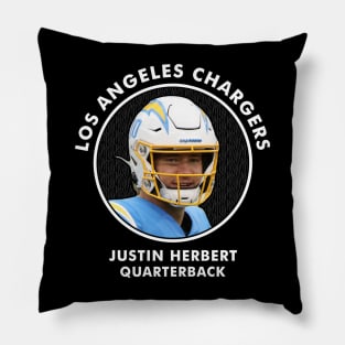 JUSTIN HERBERT - QB - LOS ANGELES CHARGERS Pillow