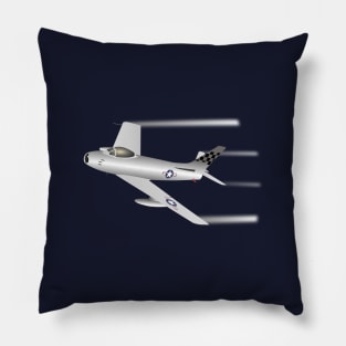 Air Force F-86 Sabre Jet Fighter Pillow