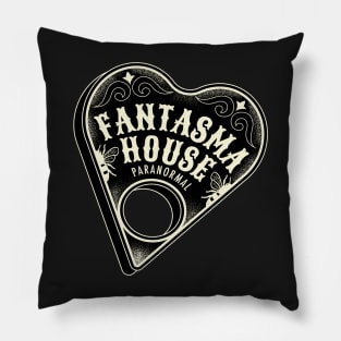 Fantasma House Paranormal Planchette BLACK Pillow