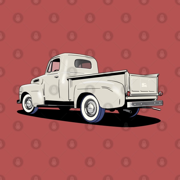 Ford F1 Pickup in white by Webazoot