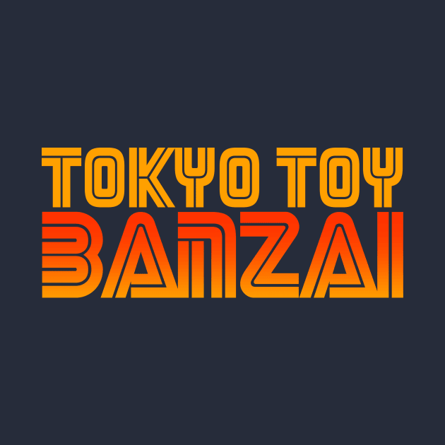 TOKYO TOY BANZAI "SUNSET" LOGO by TOKYO TOY BASTARD TEE BODEGA