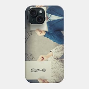 hiden face expressions Phone Case