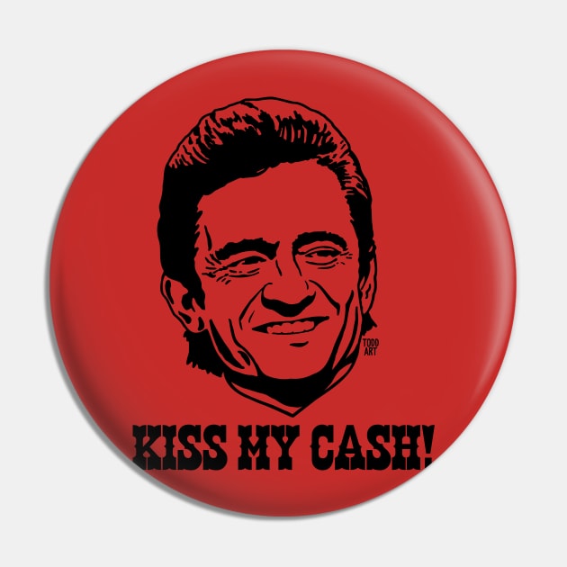 JOHNNY CASH Pin by toddgoldmanart