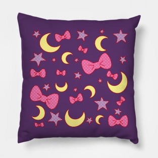 Magical Girl-Kawaii Inspired Pattern Pillow