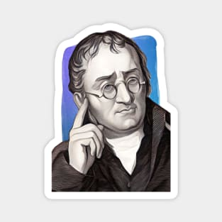 English Chemist John Dalton illustration Magnet