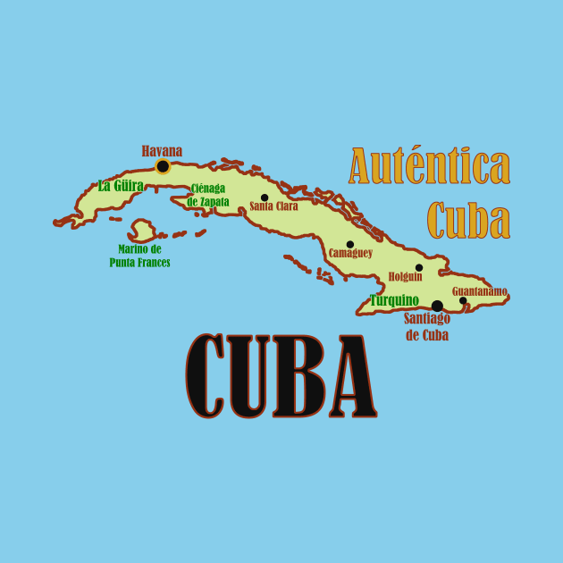 Cuba Map by Pr0metheus