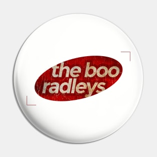 The Boo Radleys - simple red elips vintage Pin