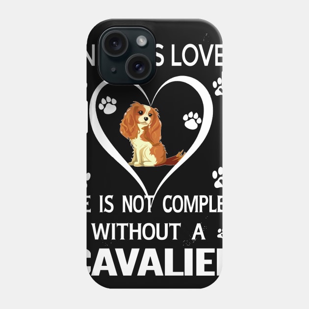 cavalier king charles spaniel  Lovers Phone Case by bienvaem