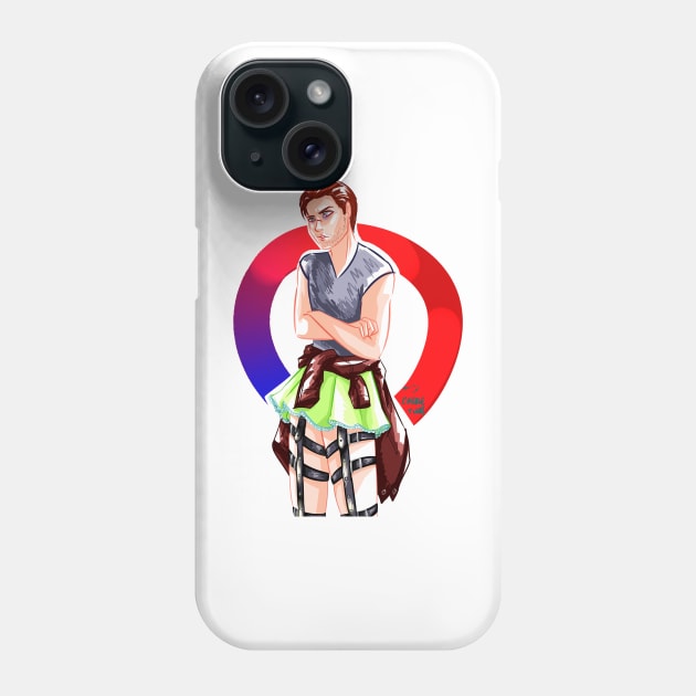 Miniskirt Gavin Reed Phone Case by ParrotChixFish