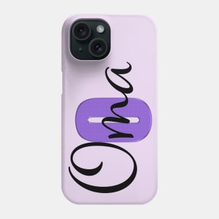 Monogram Oma print Phone Case