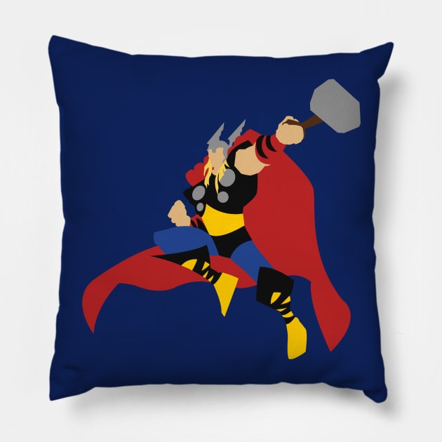 The God Of Lightning Pillow by Eli_C05