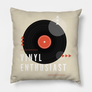 Vinyl Enthusiast Pillow