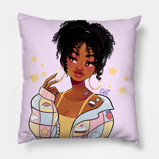 curls Pillow by pianta