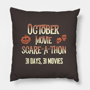 October Movie Scare-A-Thon Pillow