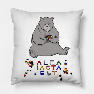 The Bear and the Cube Pillow