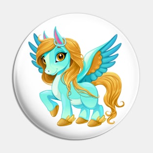 Baby pegasus with cute eyes Pin