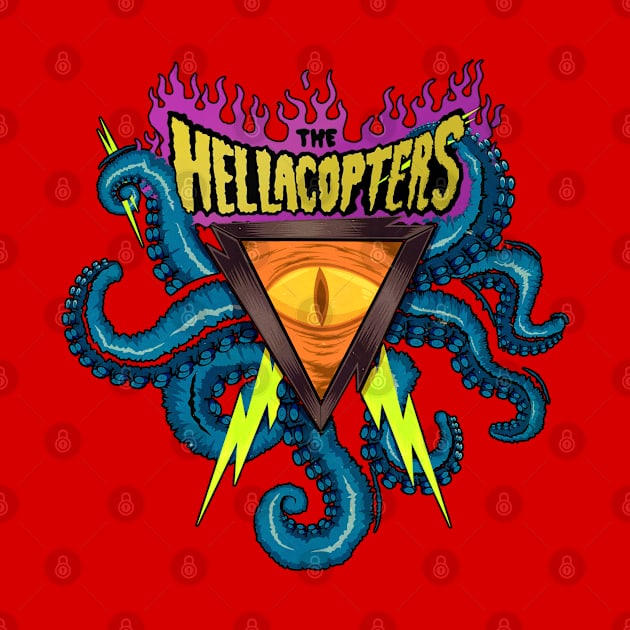 The Hellacopters - In the sign of the octopus (Colour) by CosmicAngerDesign