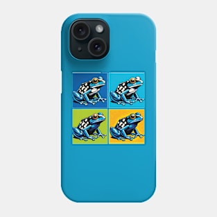 Blue Arrow Frog Pop Art - Cool Frog Phone Case