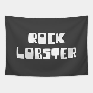 Rock Lobster, white Tapestry